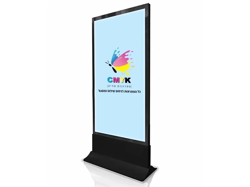 מתקן תצוגה רצפתי לד מואר