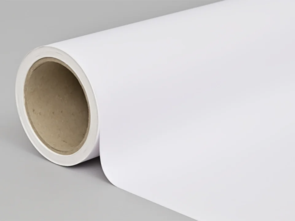 גליל ויניל מדבקה לבן לרצפה פאוור טק