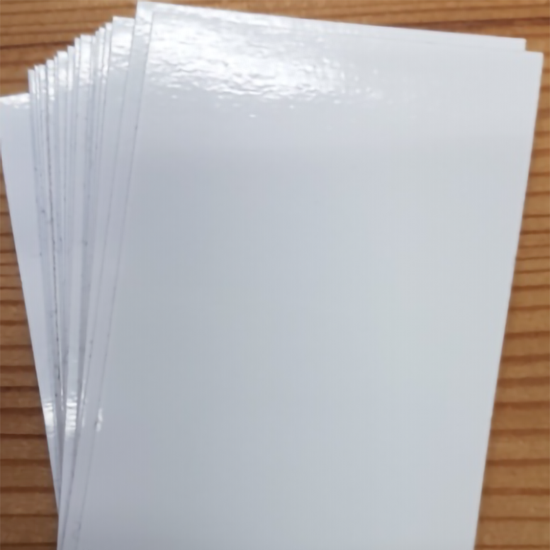 מדבקה פוליאסטר לבן מט 33/48.3 ( 200יח ) ת חוץ