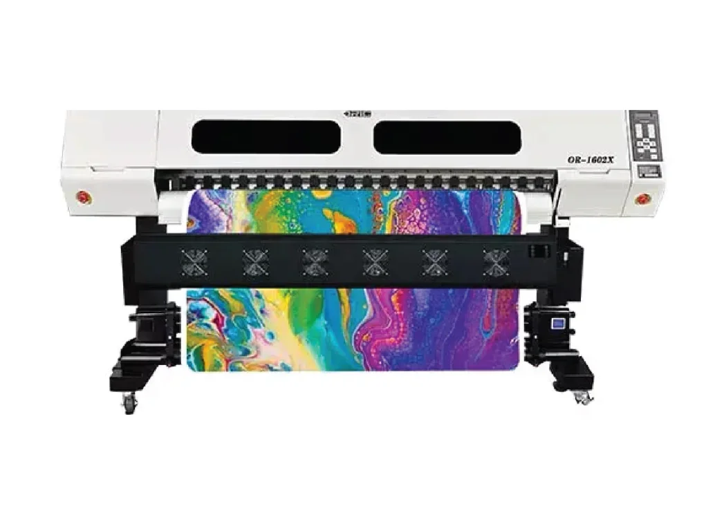 מכונת אקו סולבנט עם שני ראשי הדפסה