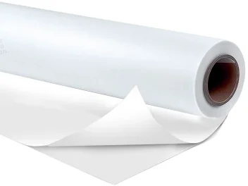 גליל ויניל מדבקה לבן מט / מבריק פלקסטק