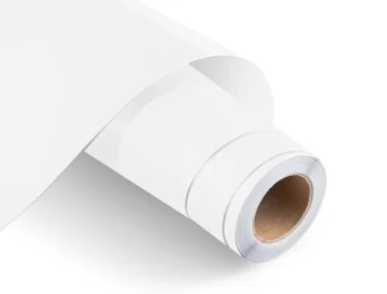 גליל ויניל מדבקה לבן פיגמנט