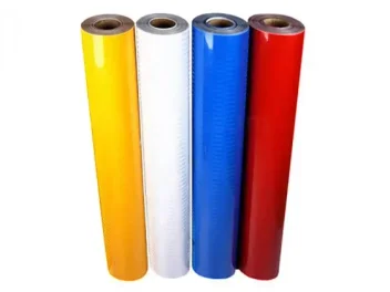 גליל מדבקה מחזיר אור לשילוט