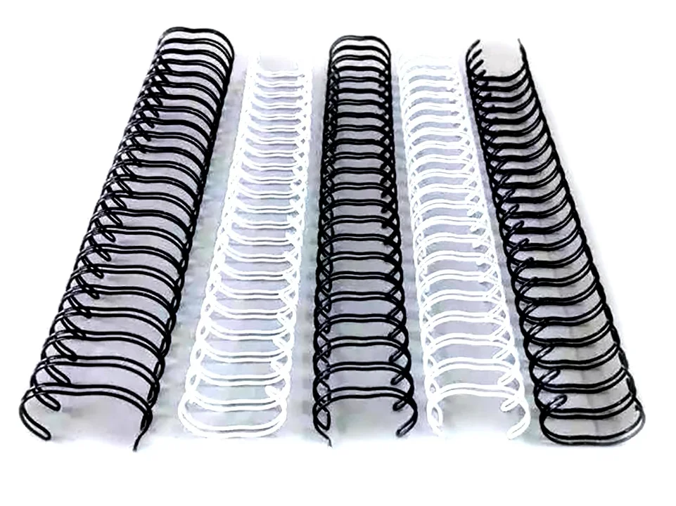 ספירלה 2:1 לבן מתכת 16 ממ = 5/8 - 50 יח