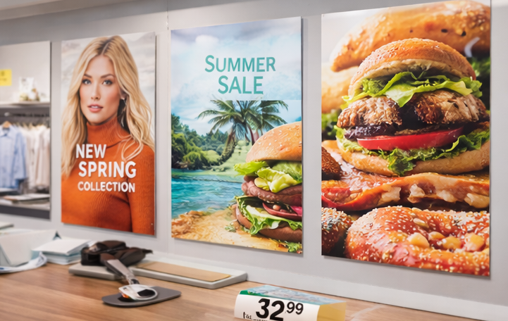 גליל נייר פוסטר 90 גר' רוחב 107 ס"מ 50 מטר סולבנט