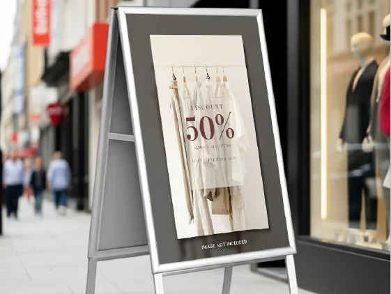 מתקן תצוגה חמור אלומניום קליפס