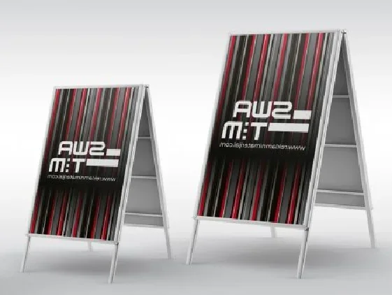 מתקן תצוגה חמור אלומניום קליפס