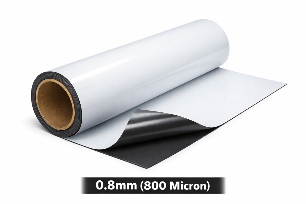 גליל מגנט טבעי עובי 0.8 ממ