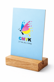 מעמד תפריט חריץ עץ