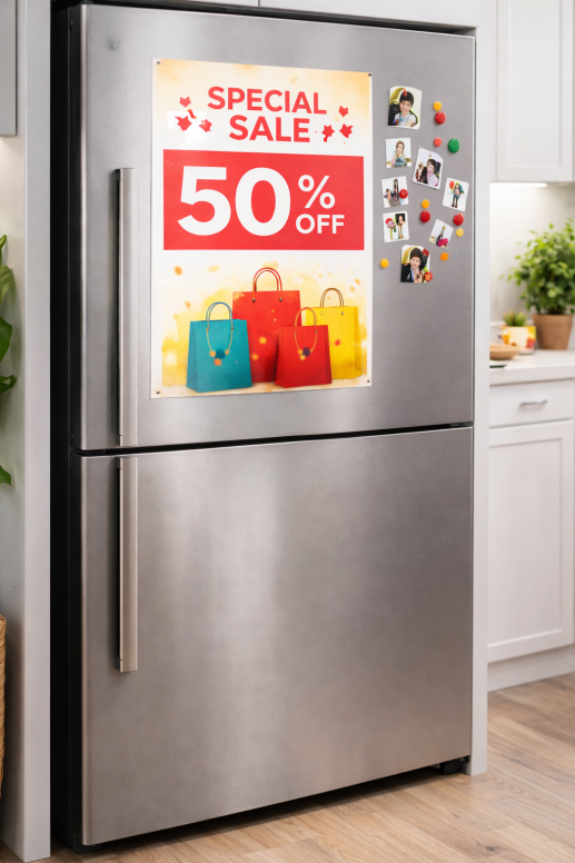 גליל נייר מתכתי מגנט