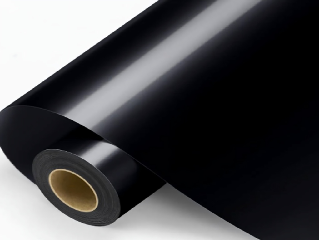 גליל ויניל מדבקה שחור מבריק רוחב 122 סמ 50 מטר דגם HG-721