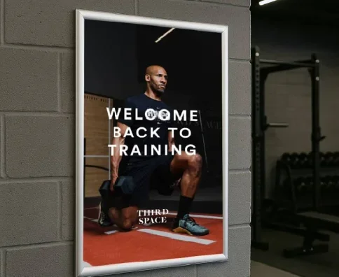 מסגרת סנייפ פריים אלומיניום A4 עובי 25 מ"מ + ידית (10 בקופסא)