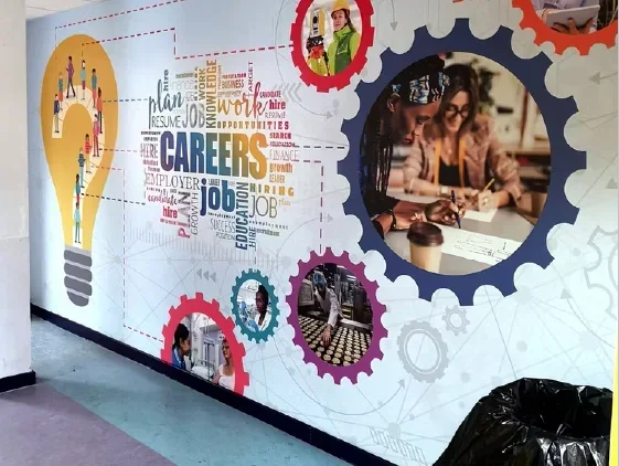 גליל ויניל מדבקה לבן מט פלקסטק גב אפור רוחב 127 ס"מ 50 מטר סולבנט 100 מיקרון PP-10-P-3