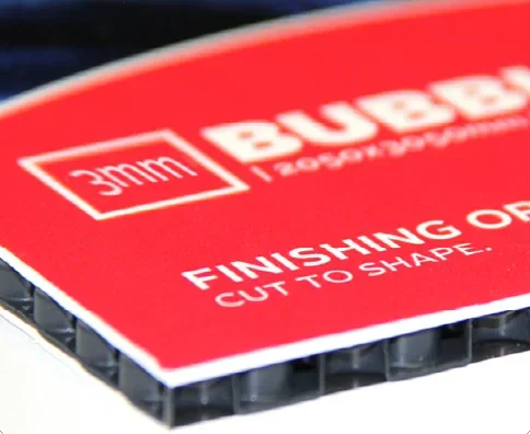 לוח באבל בורד שחור לבן 122/244 ס"מ עובי 3.8 מ"מ (5 יח' בחב')