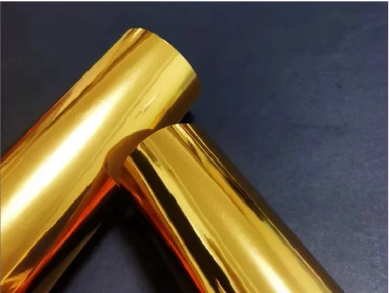 גליל ויניל מדבקה זהב מבריק להדפסה