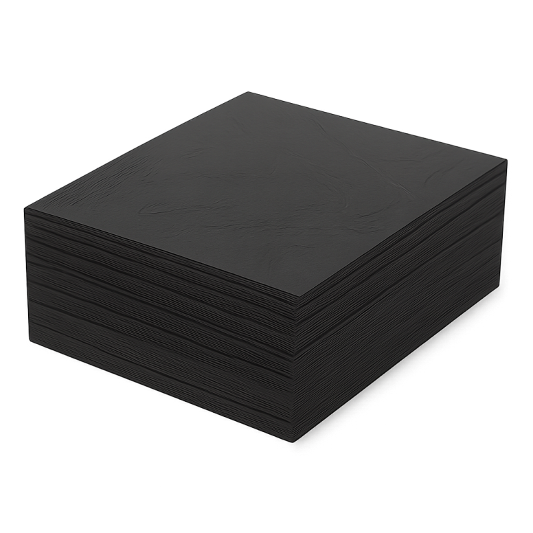 נייר דמוי עור שחור