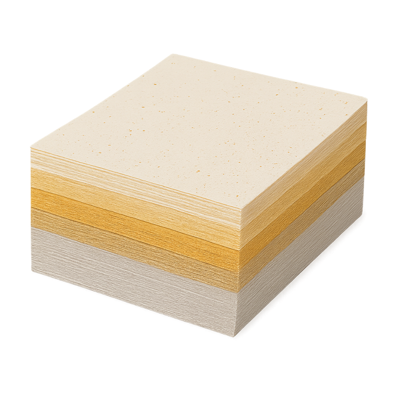 נייר ממוחזר עם רסיסים