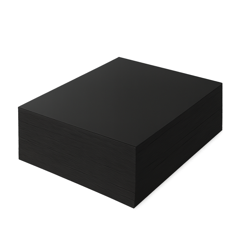 נייר דמוי קטיפה נייר פלייק שחור