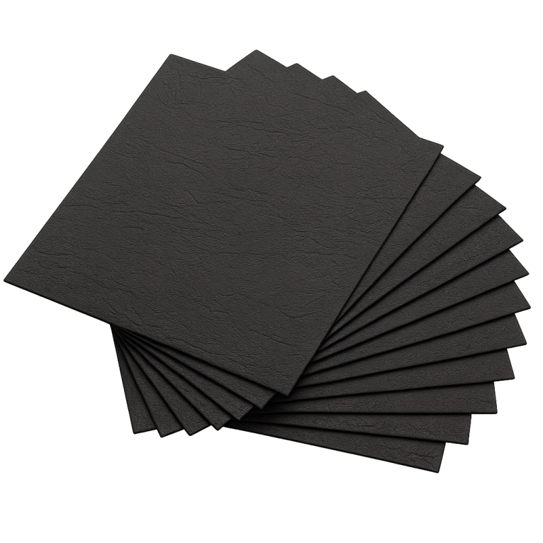 נייר דמוי עור שחור