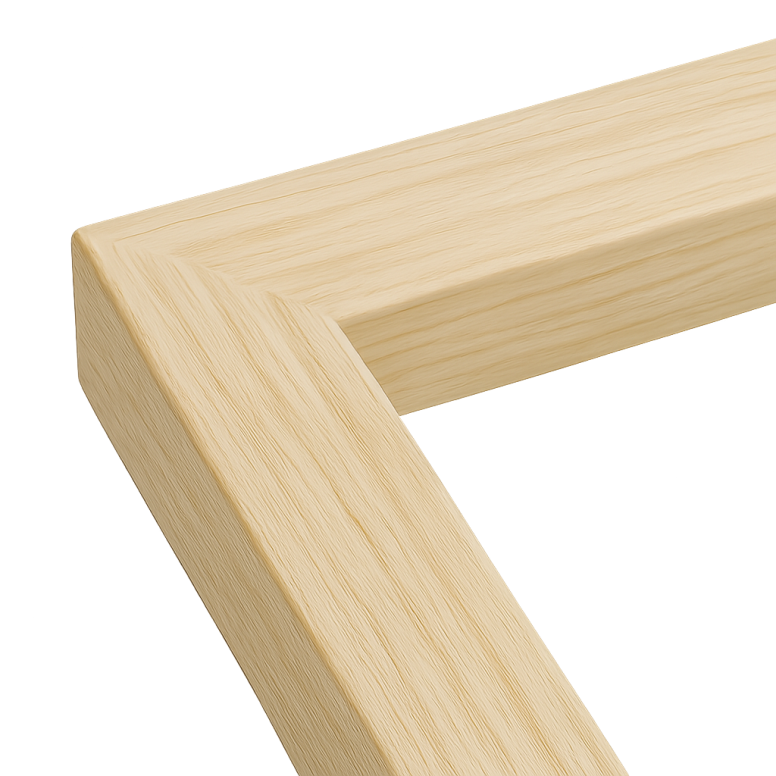 מסגרת עץ בהיר גודל 30/40 עובי 2 ס"מ Ysf2020