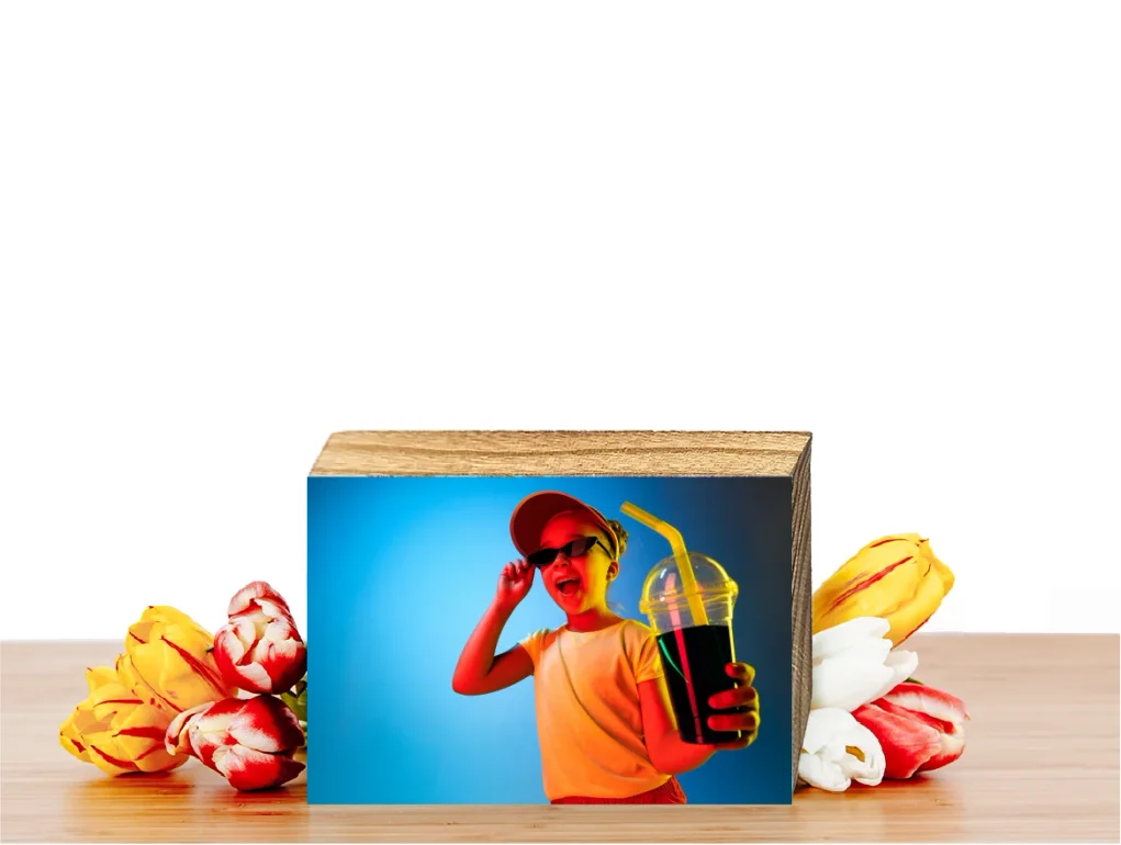 פנל פוטו עץ שרוף 28 מ"מ 10/15 ס"מ + דבק (120 יח' בקרטון)