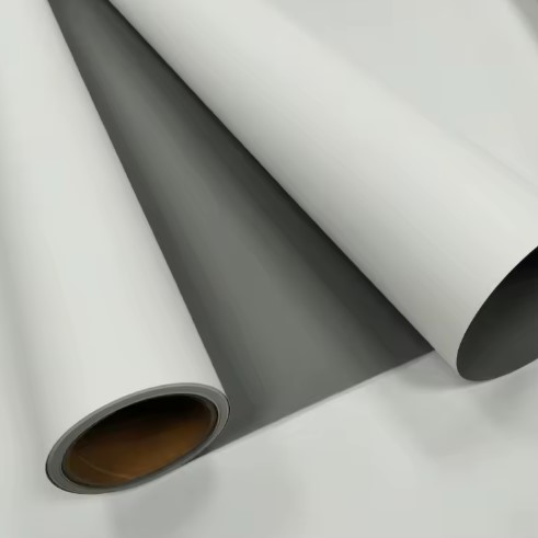 גליל סינטטי גב אפור 250 מיקרון מט PP רוחב 91.4 ס"מ 50 מ"ר סולבנט (3")