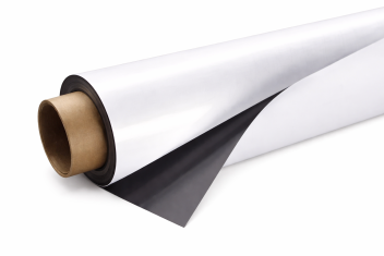 גליל מגנט טבעי ציפוי לבן