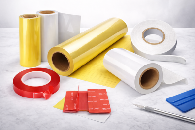 גלילי דבק דו צדדי