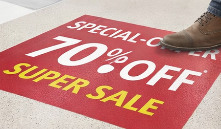 גליל מדבקת רצפה אלומיניום