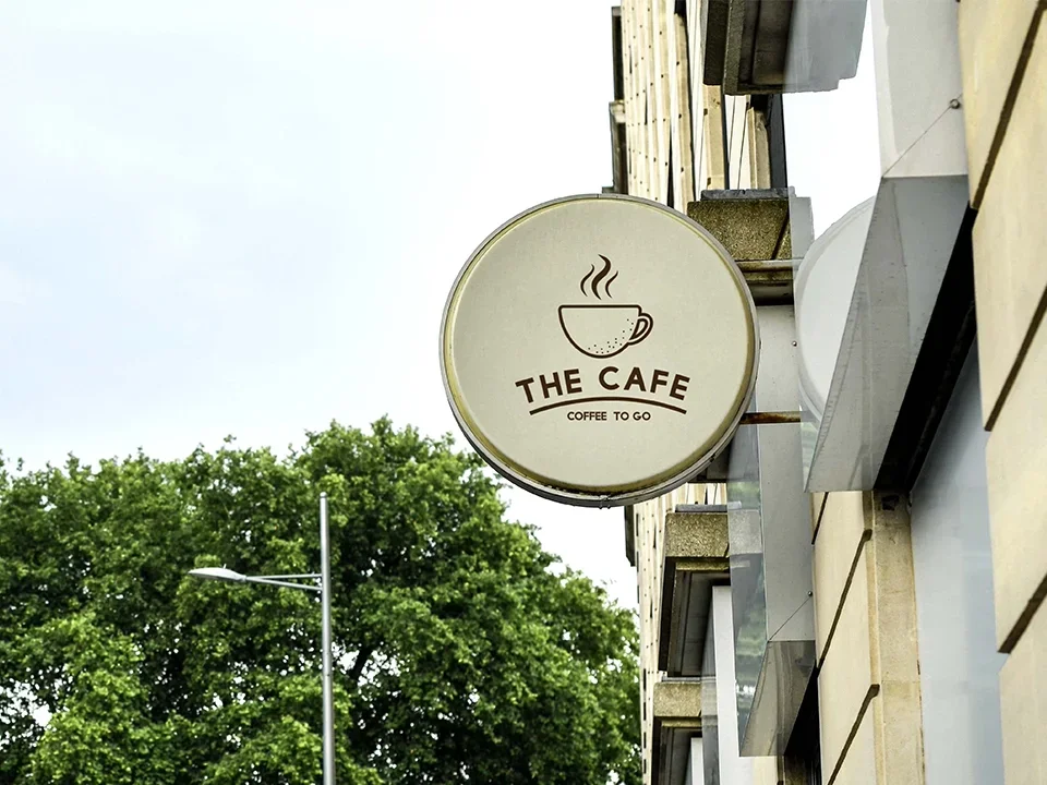 מתקן שלט לד עגול 100 ס"מ עובי 15 ס"מ